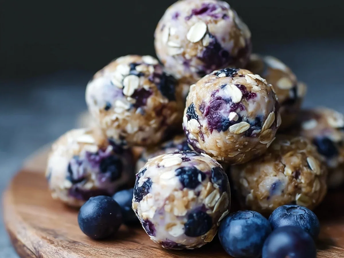 No-Bake Blueberry Cheesecake Protein Bites - Image 2
