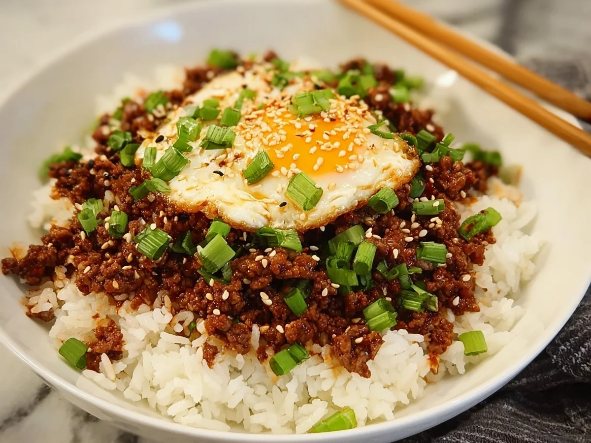 Quick & Easy Korean Ground Beef Bowl - Image 2