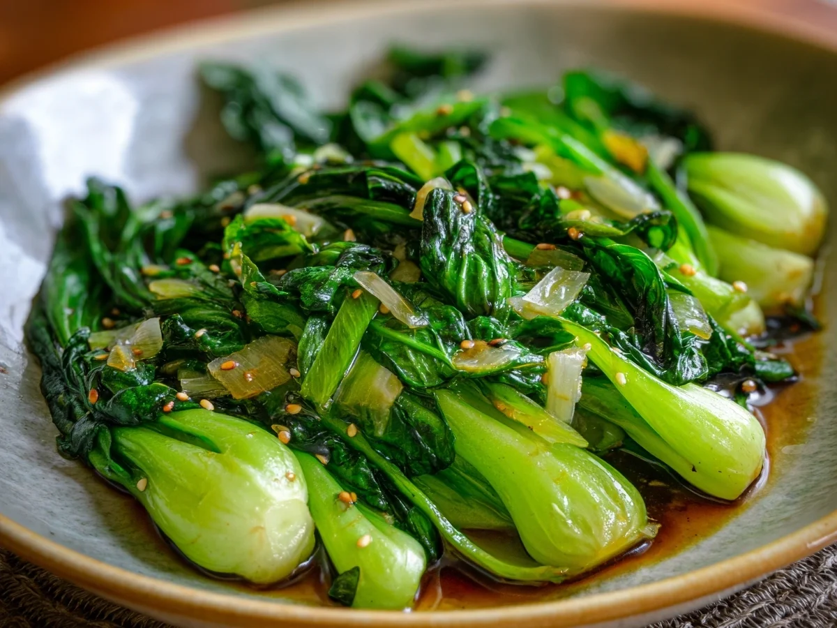 Sautéed Bok Choy with Garlic & Ginger - Image 1