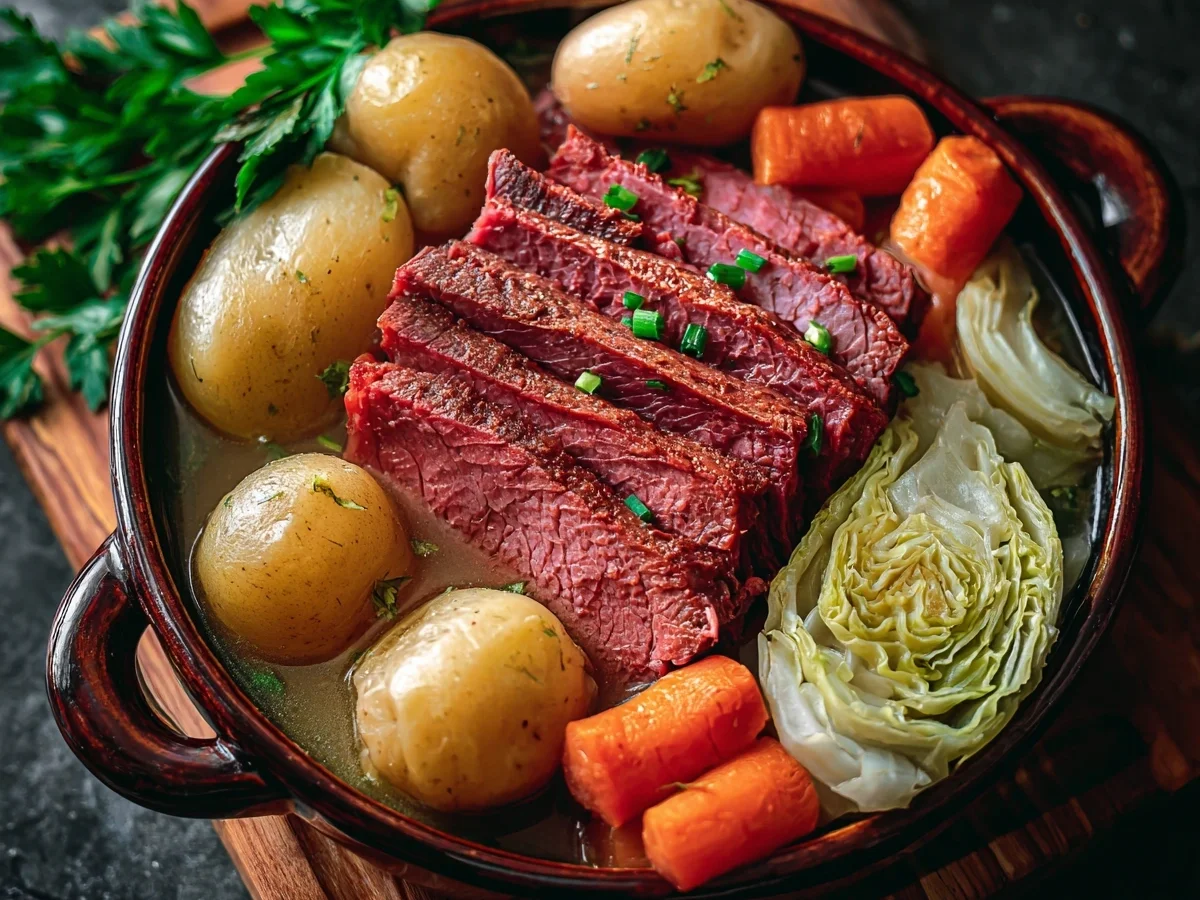 Slow Cooker Corned Beef & Cabbage: Irish Classic - Image 1