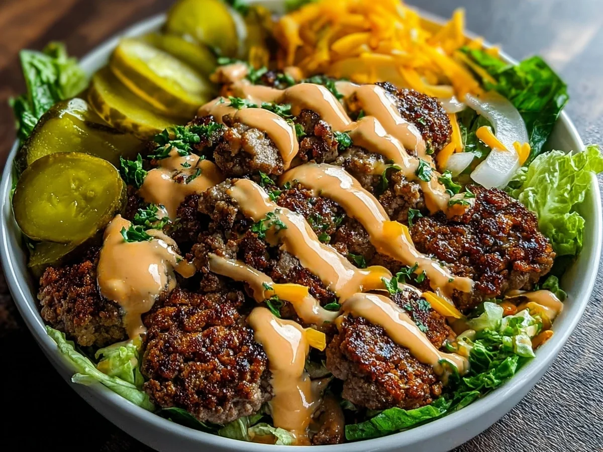 Smash Burger Bowl: Low-Carb, High-Protein Recipe - Image 1