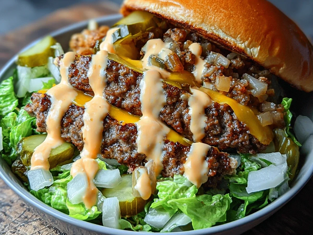 Smash Burger Bowl: Low-Carb, High-Protein Recipe - Image 2