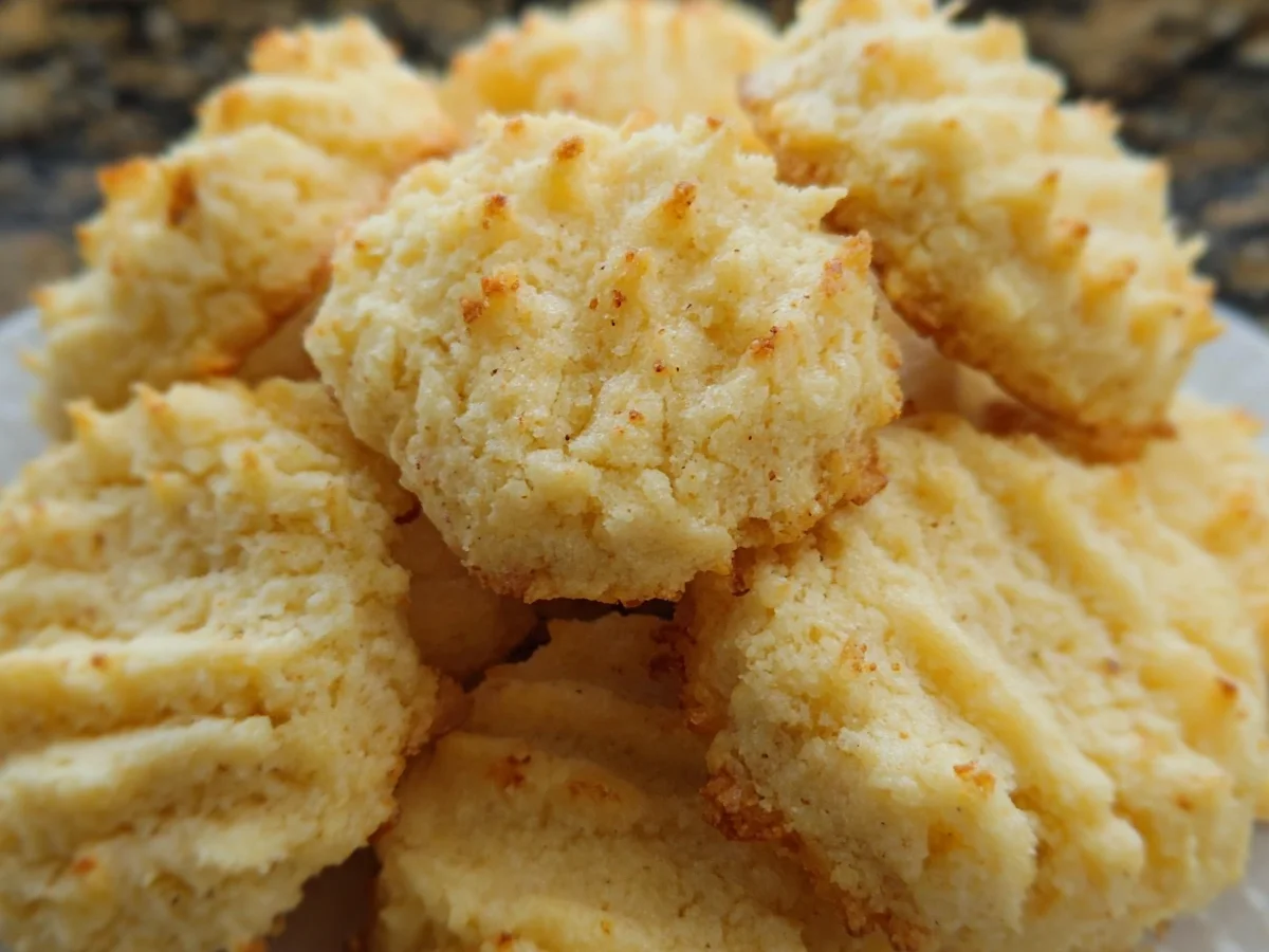 Soft Keto Cream Cheese Cookies with Lemon & Coconut Flour - Image 1