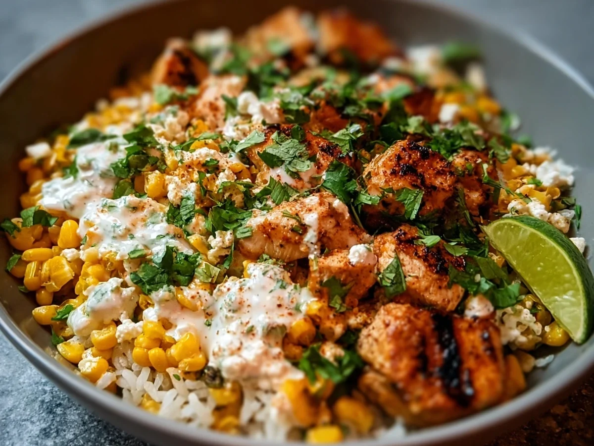 Street Corn Chicken Rice Bowl: High-Protein & Flavorful - Image 2