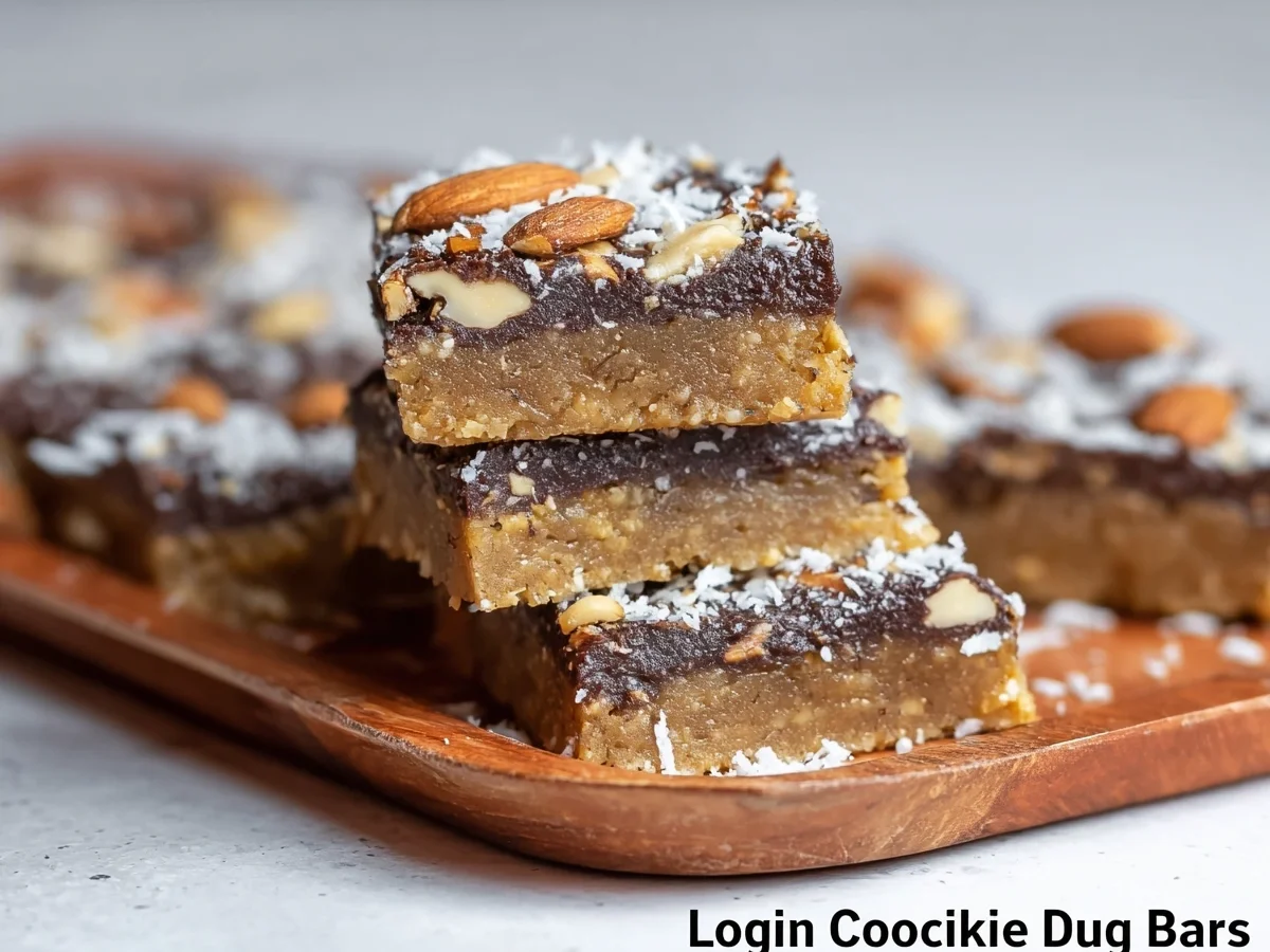 Sugar Free Low Carb Cookie Bars (No Bake Keto Vegan Dessert) - Image 2