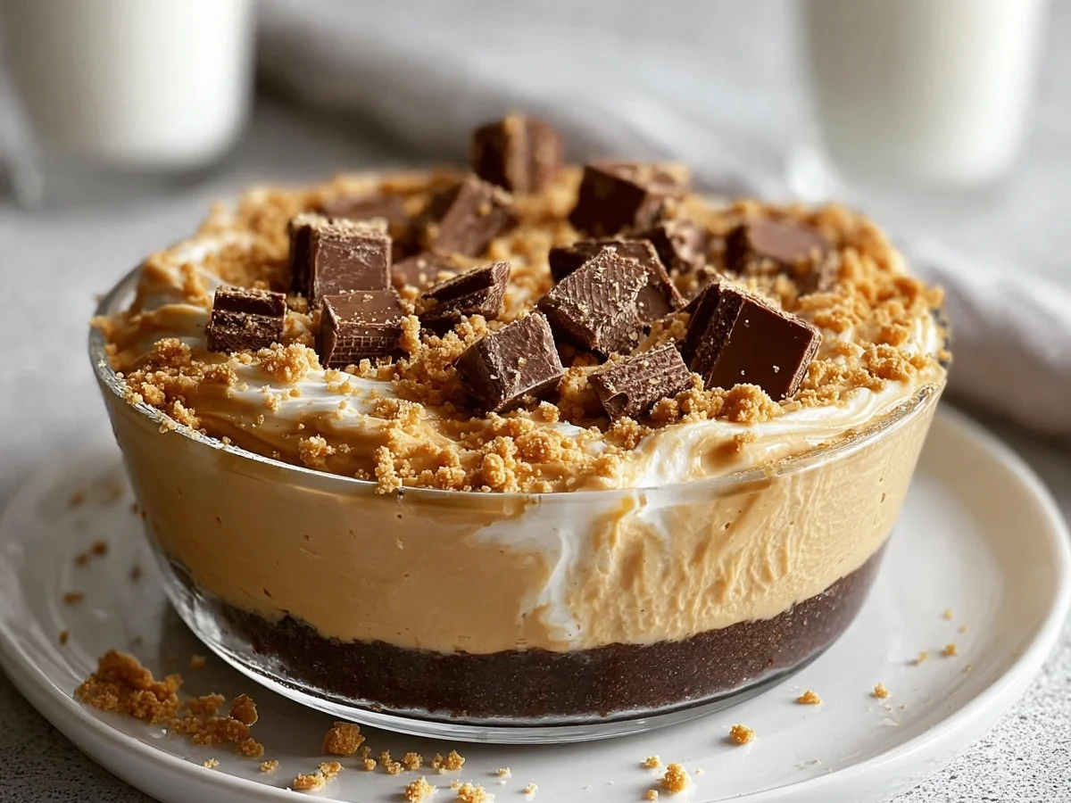 Sugar-Free No-Bake Peanut Butter Dessert - Image 1