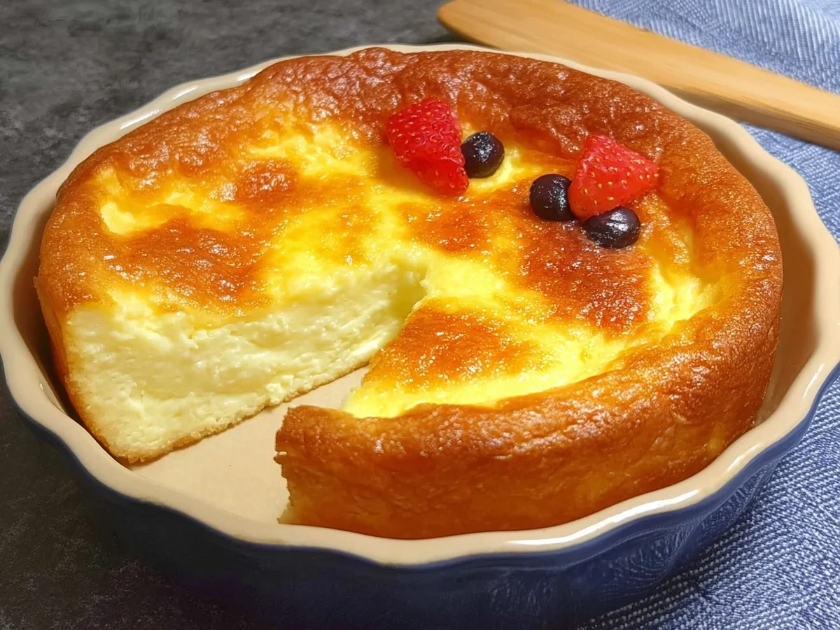 Yogurt Custard Cake: Creamy & Low-Carb Dessert - Image 1