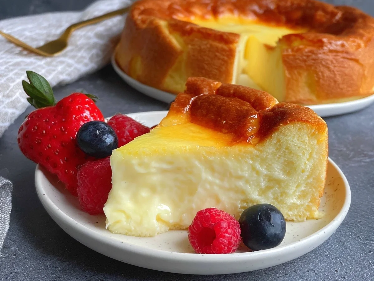 Yogurt Custard Cake: Creamy & Low-Carb Dessert - Image 2