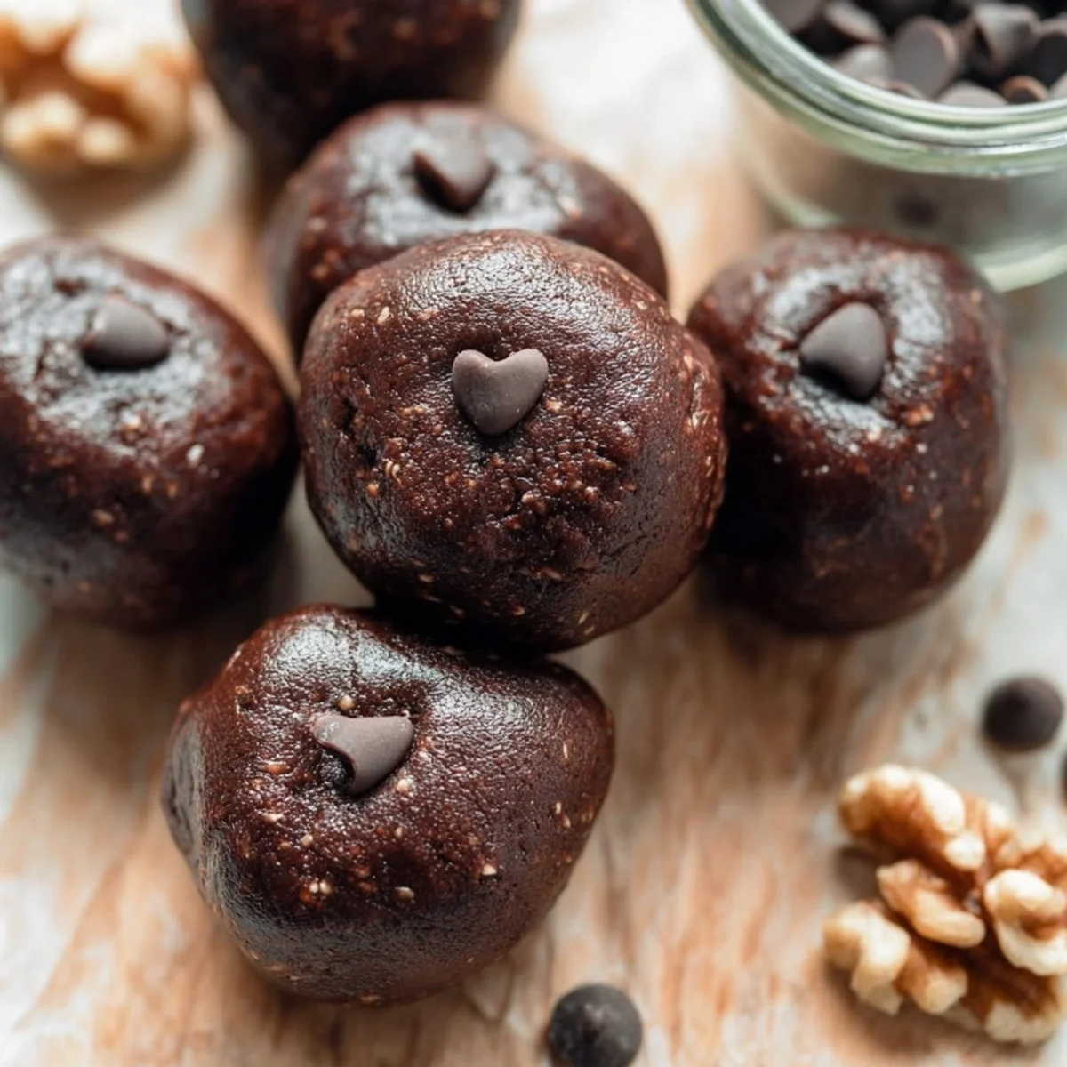 3-Ingredient No Bake Brownie Bites
