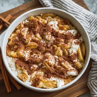 Apple Cinnamon Cottage Cheese Bake: Healthy Breakfast