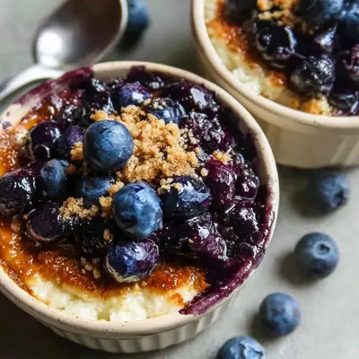 Baked Blueberry Cottage Cheese Bowls | High Protein Breakfast