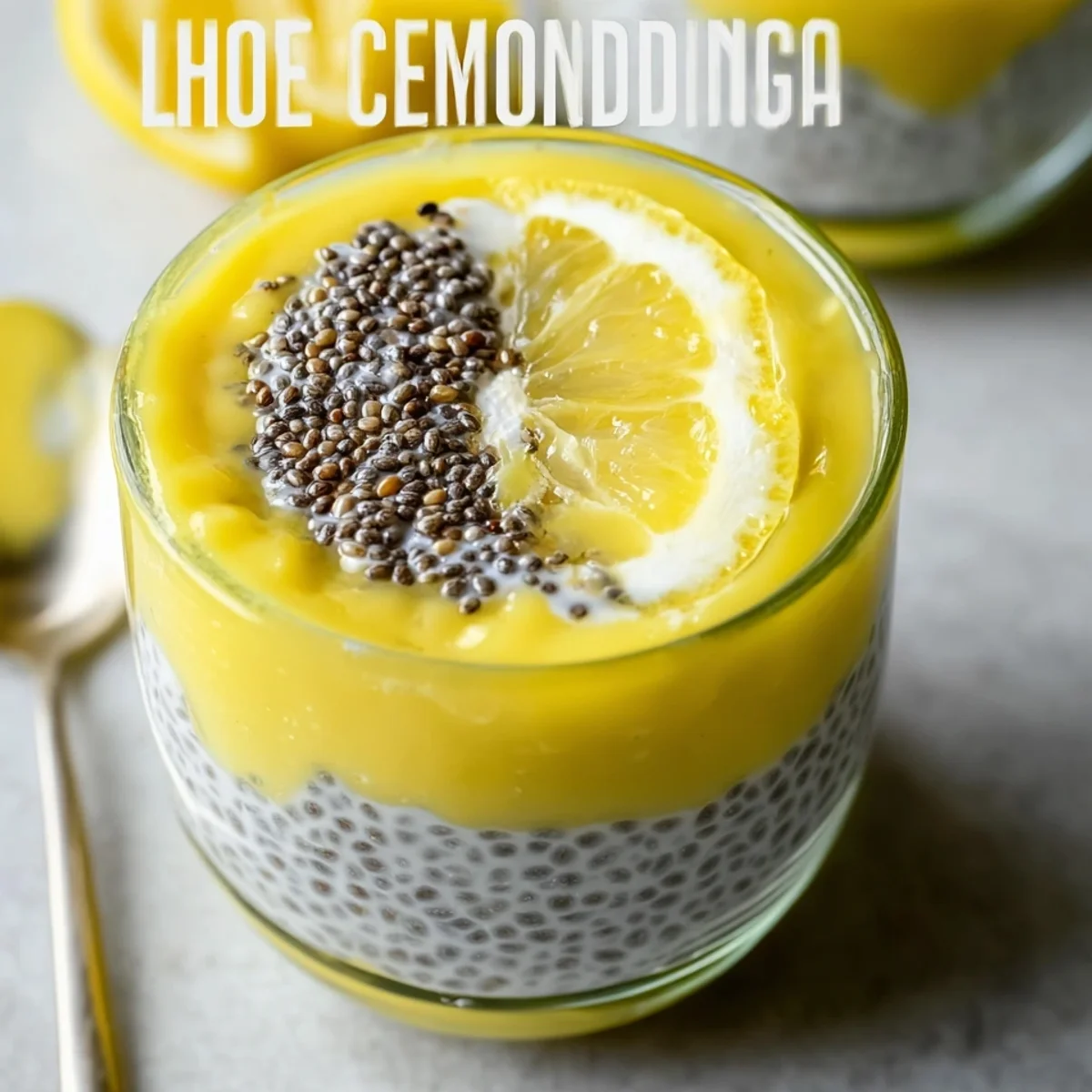 Bright & Creamy Lemon Chia Seed Pudding