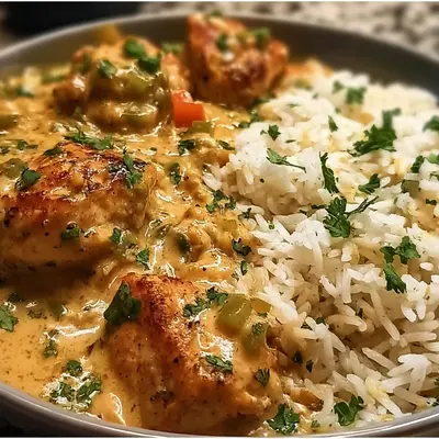 Classic Smothered Chicken and Rice Recipe