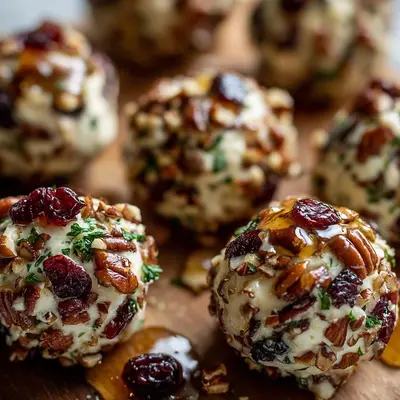 Cranberry Pecan Cheese Truffles: Festive Holiday Appetizer