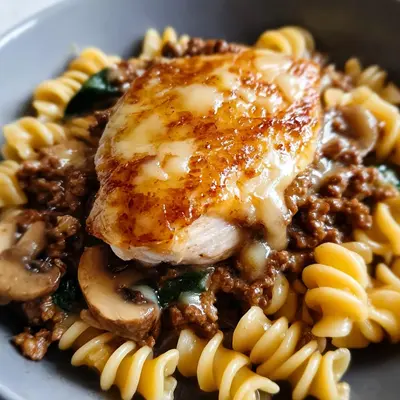 Creamy Beef & Garlic Butter Pasta - Quick Main Course