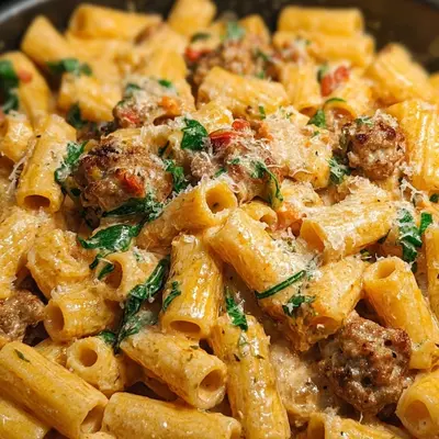 Creamy Beef Sausage Rigatoni: Easy Weeknight Dinner