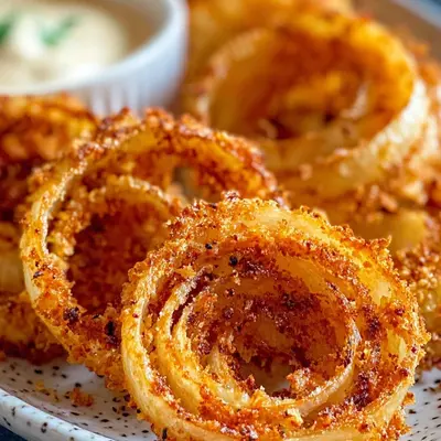 Crispy Keto Protein Onion Rings (Baked)