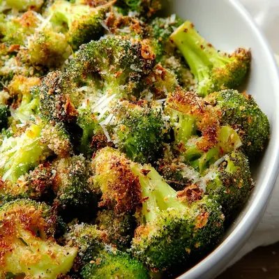 Crispy Parmesan Crusted Broccoli Florets: Quick Side