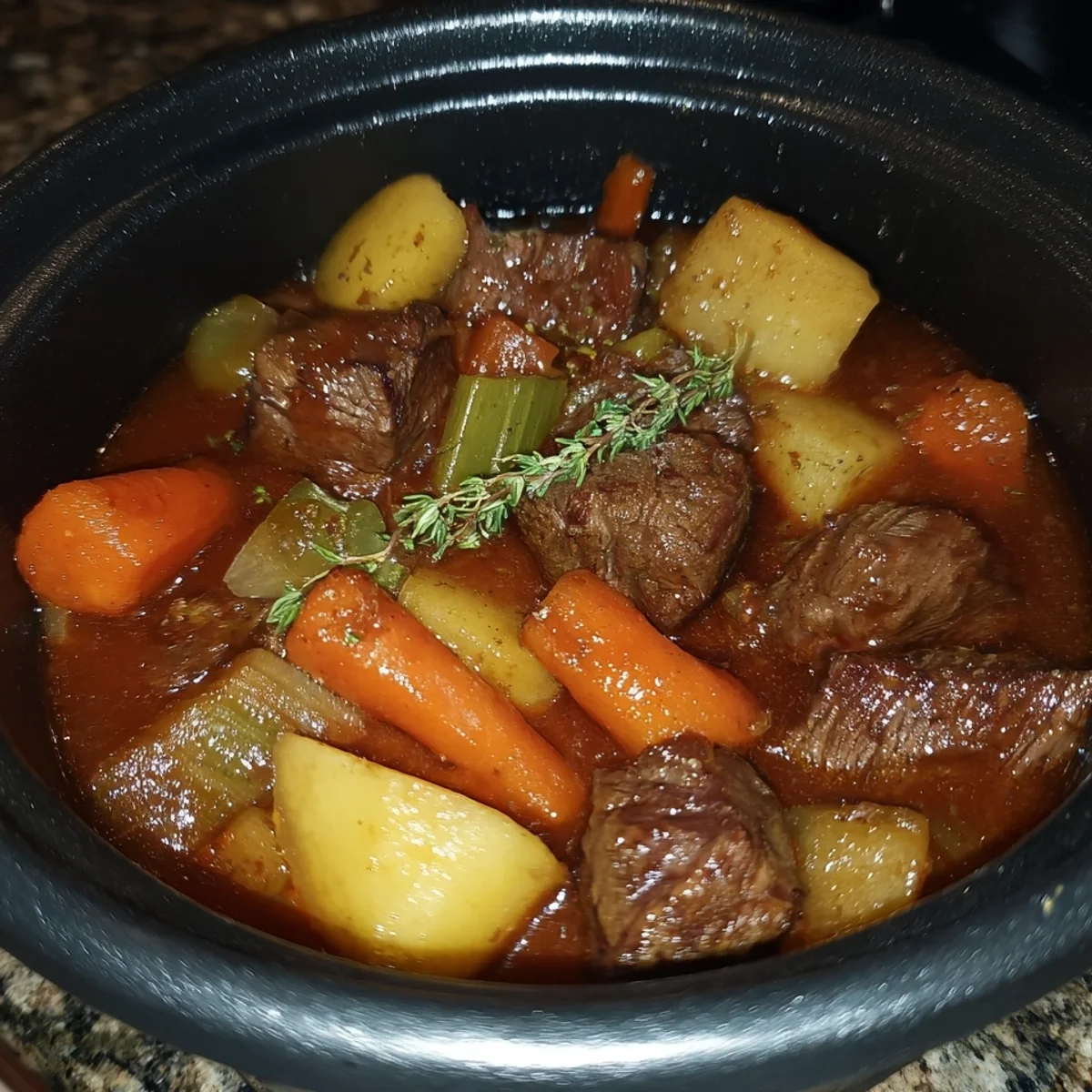 Dutch Oven Beef Stew: Rich, Tender & Flavorful