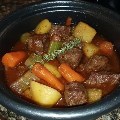 Dutch Oven Beef Stew: Rich, Tender & Flavorful
