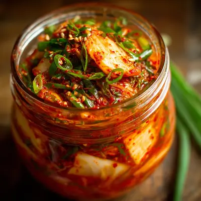 Easy Korean Fermented Cabbage Kimchi Recipe