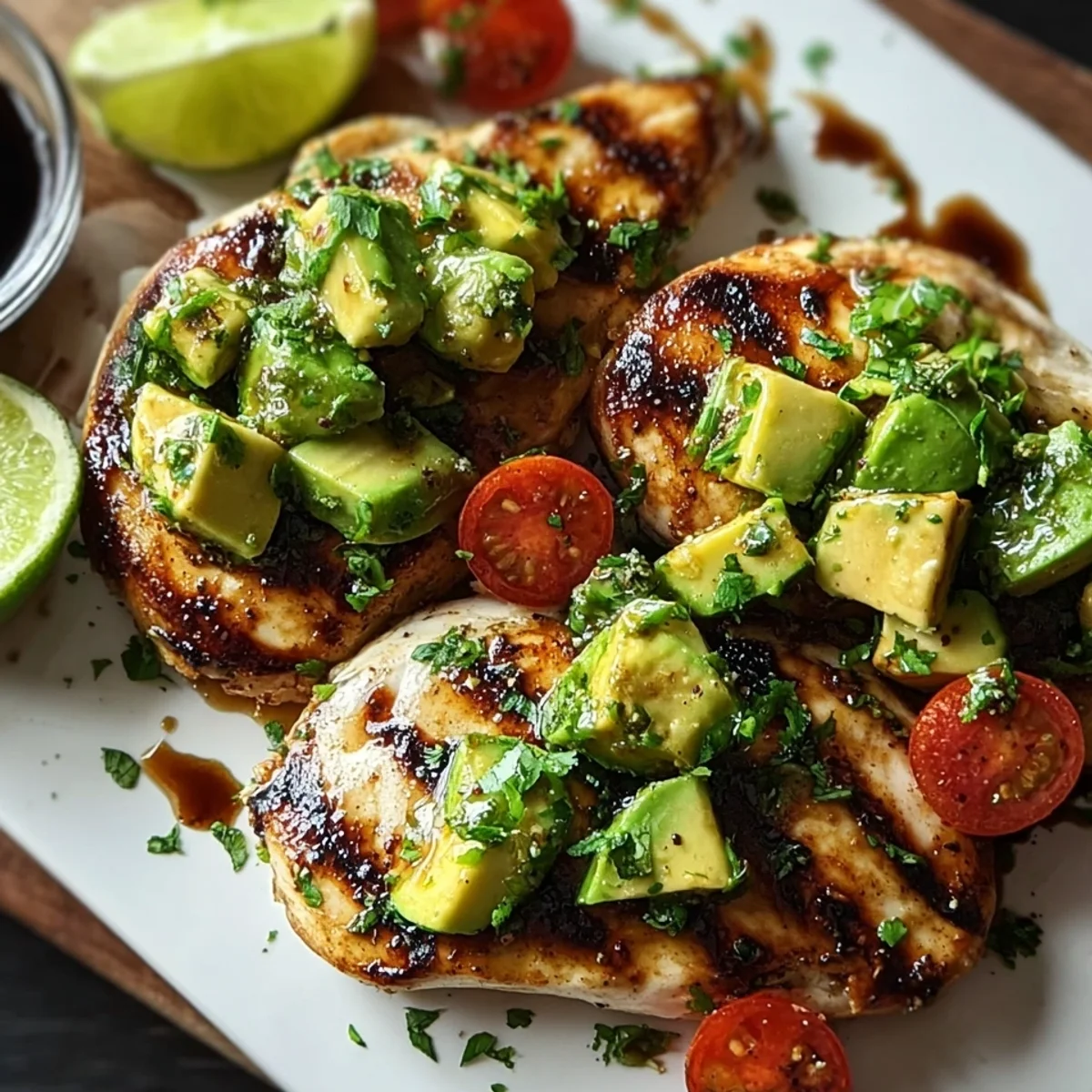 Grilled California Avocado Chicken with Lime