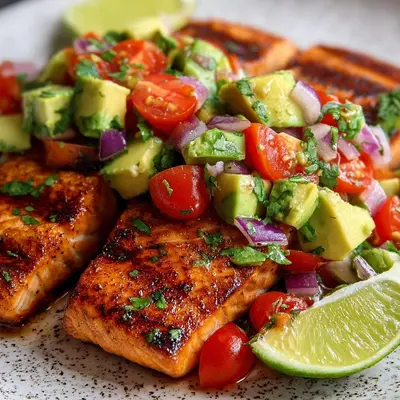 Grilled Salmon with Avocado Salsa: Quick Healthy Dinner