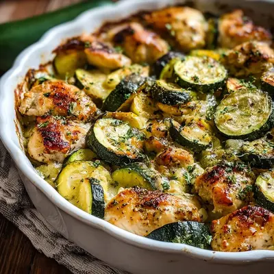 Healthy Chicken Zucchini Bake Recipe