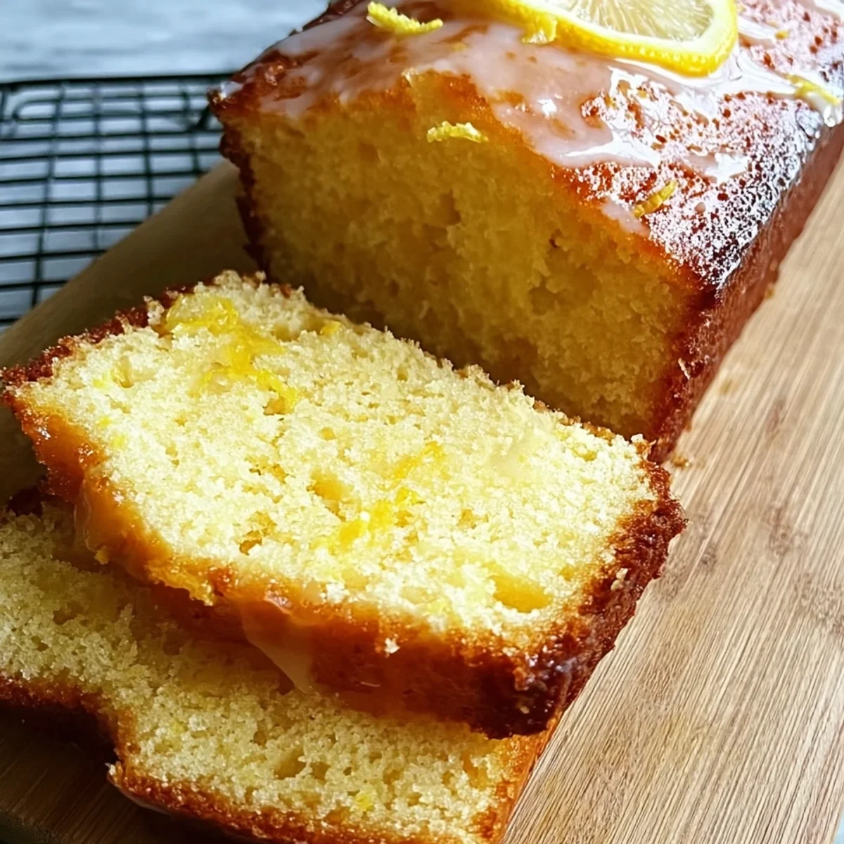 Healthy Greek Yogurt Lemon Loaf Cake
