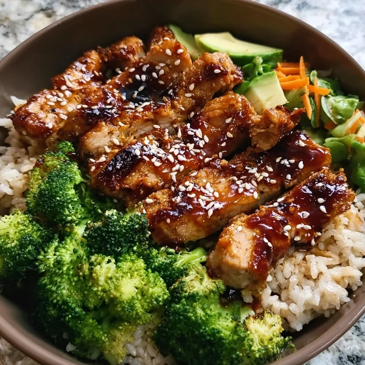 Healthy Sticky Chicken Bowls: Quick Family Dinner