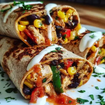 High-Protein Southwest Chicken Wraps in 20 Minutes