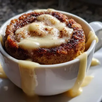 Keto Cinnamon Roll Mug Cake: 3-Minute Sugar-Free Treat