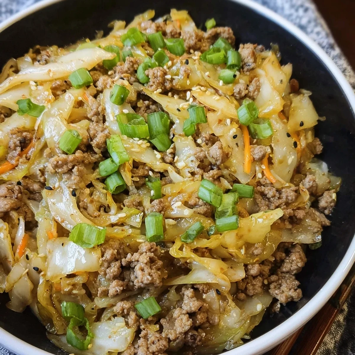 Keto Egg Roll Bowl: Quick & Easy Asian Dinner