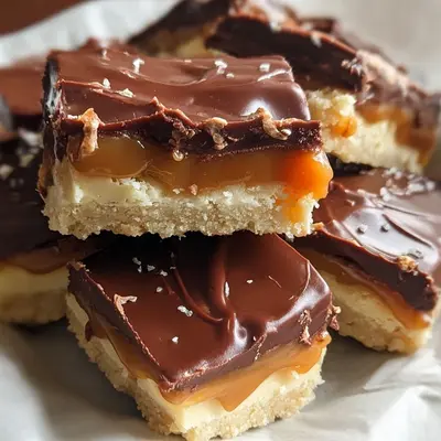 Keto Low Carb Millionaire Bars for Holiday Treats