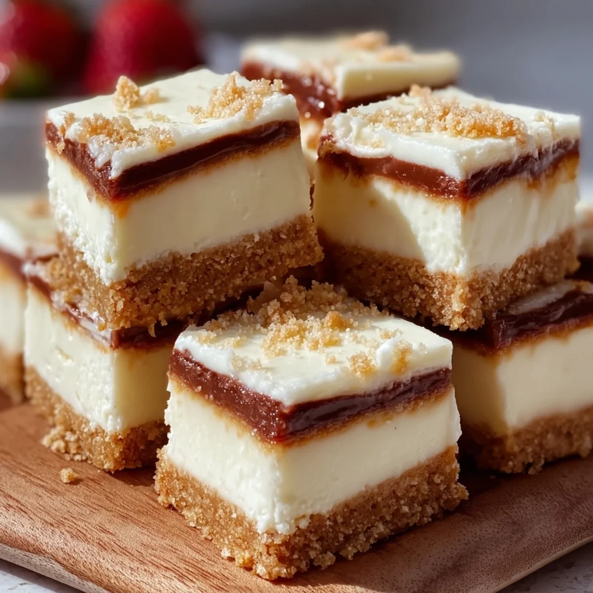 Keto No-Bake Cheesecake Bars: 5-Ingredient Almond Crust