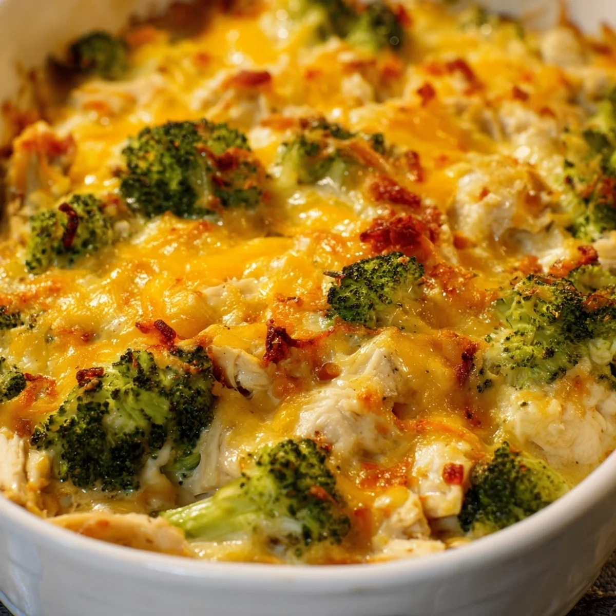 Low Carb Creamy Chicken Casserole for a Healthy Dinner