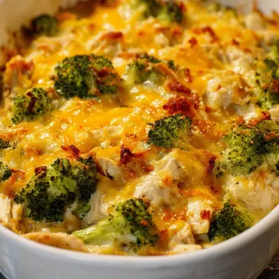 Low Carb Creamy Chicken Casserole for a Healthy Dinner