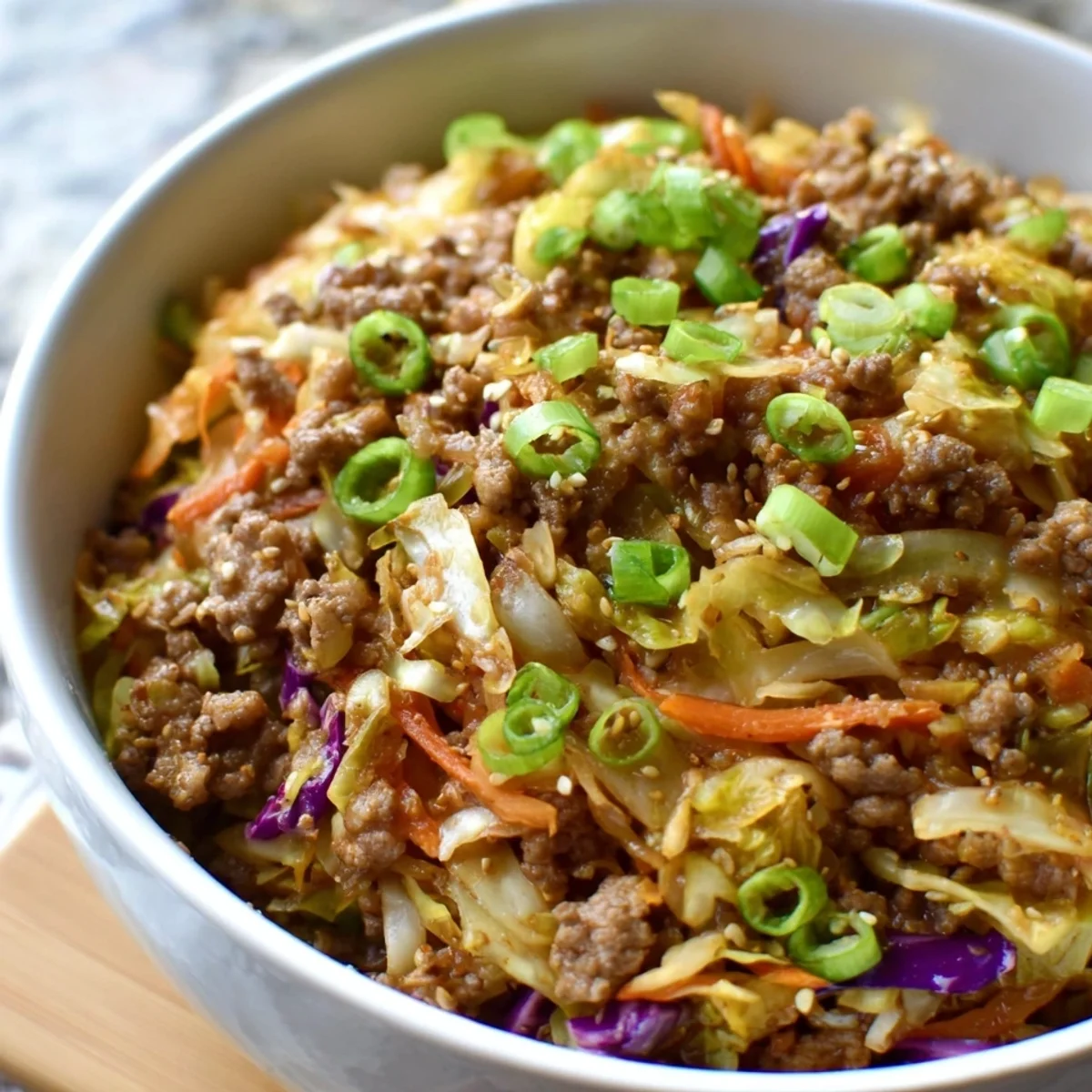 Low Carb Egg Roll in a Bowl: Easy Keto Weeknight Meal