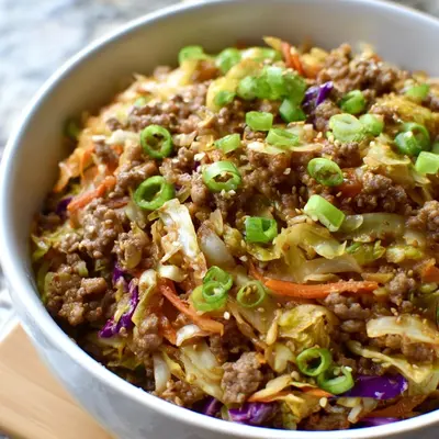 Low Carb Egg Roll in a Bowl: Easy Keto Weeknight Meal