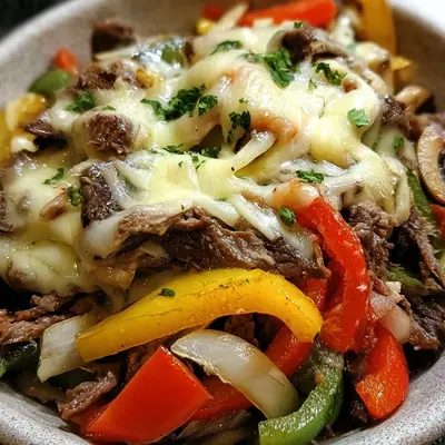 Low Carb Philly Cheesesteak Bowls - 30 Minute Meal