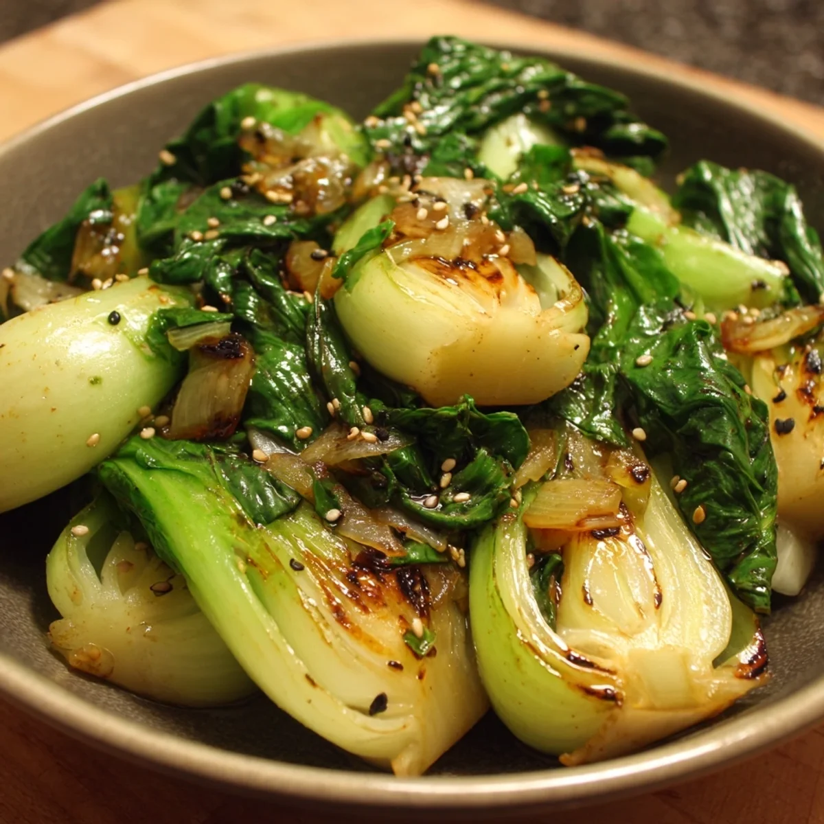 Sautéed Bok Choy with Garlic & Ginger