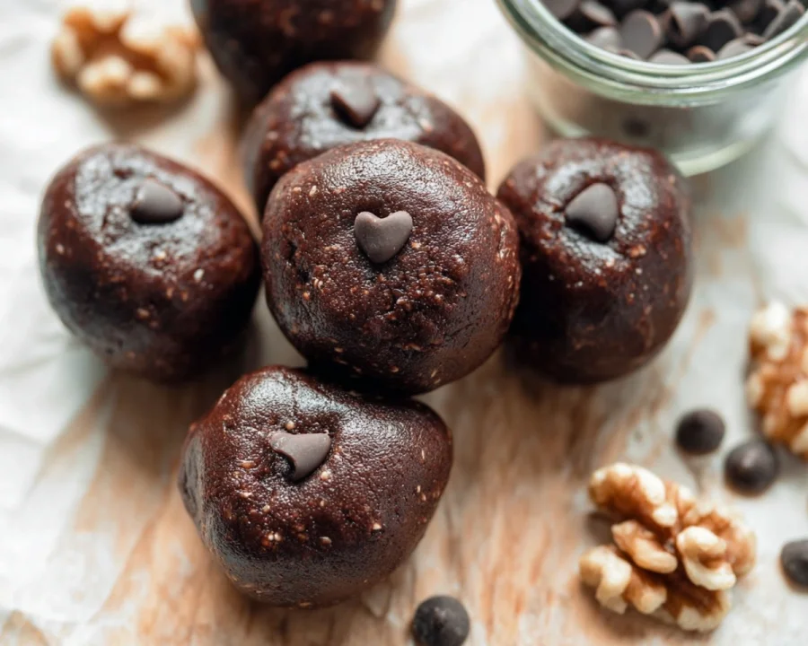 3-Ingredient No Bake Brownie Bites