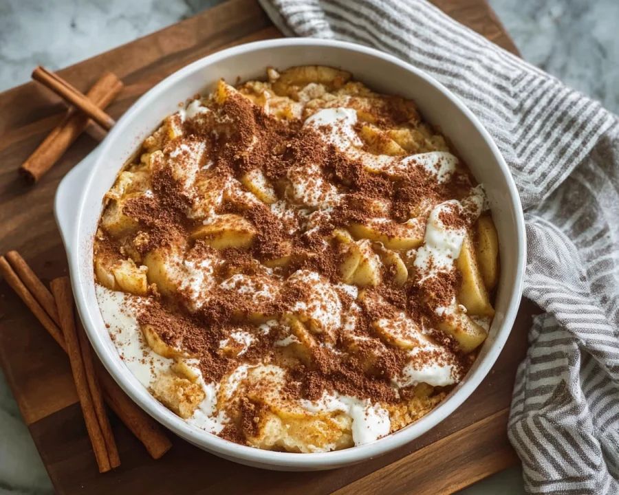 Apple Cinnamon Cottage Cheese Bake: Healthy Breakfast