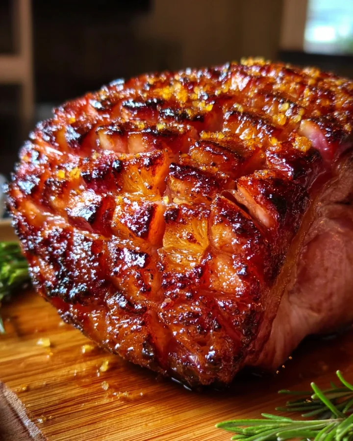 Easter Honey Baked Turkey Ham with Glaze