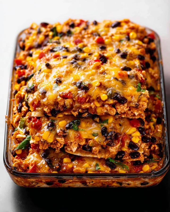 Easy Chicken Burrito Casserole: Quick Weeknight Meal
