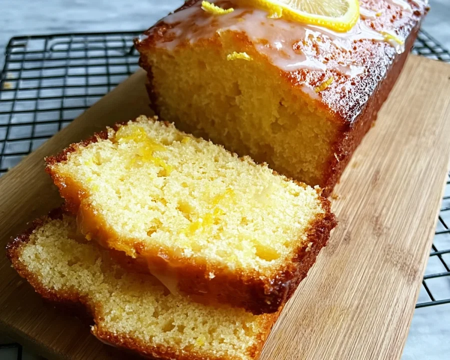 Healthy Greek Yogurt Lemon Loaf Cake