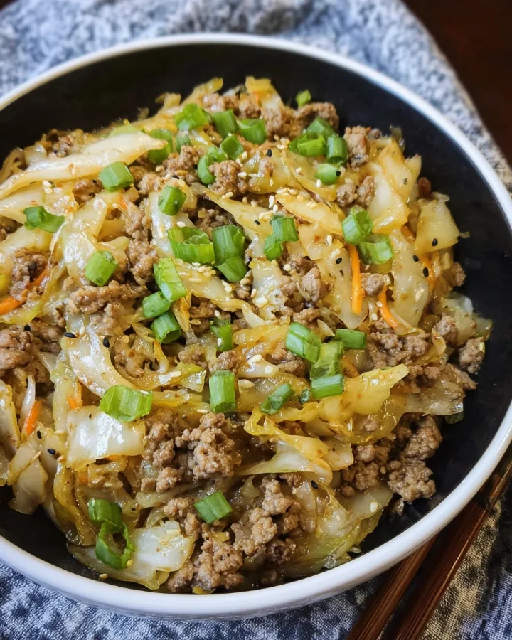 Keto Egg Roll Bowl: Quick & Easy Asian Dinner