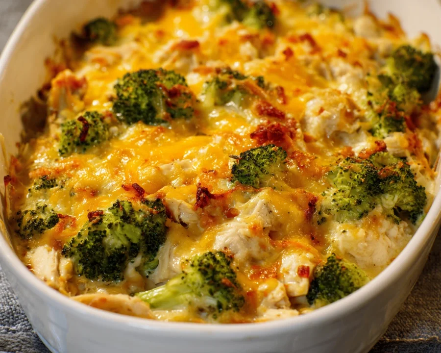 Low Carb Creamy Chicken Casserole for a Healthy Dinner