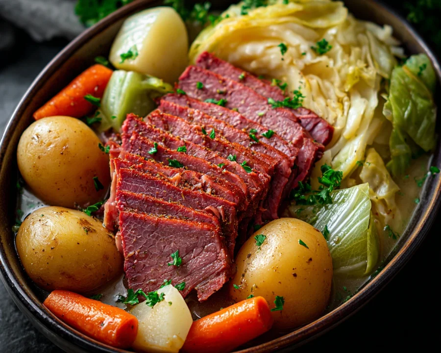 Slow Cooker Corned Beef & Cabbage: Irish Classic