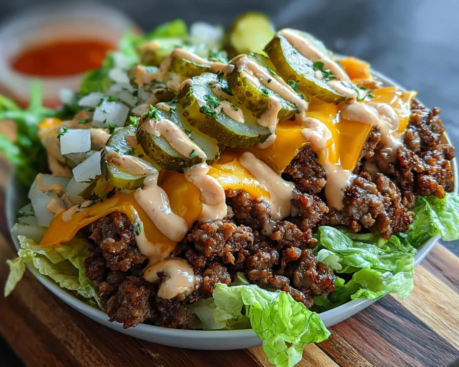 Smash Burger Bowl: Low-Carb, High-Protein Recipe